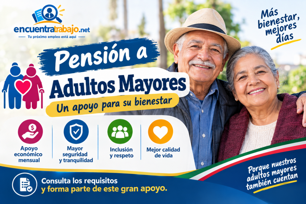 Pensión a adultos mayores en México, conoce todo lo que necesites aquí